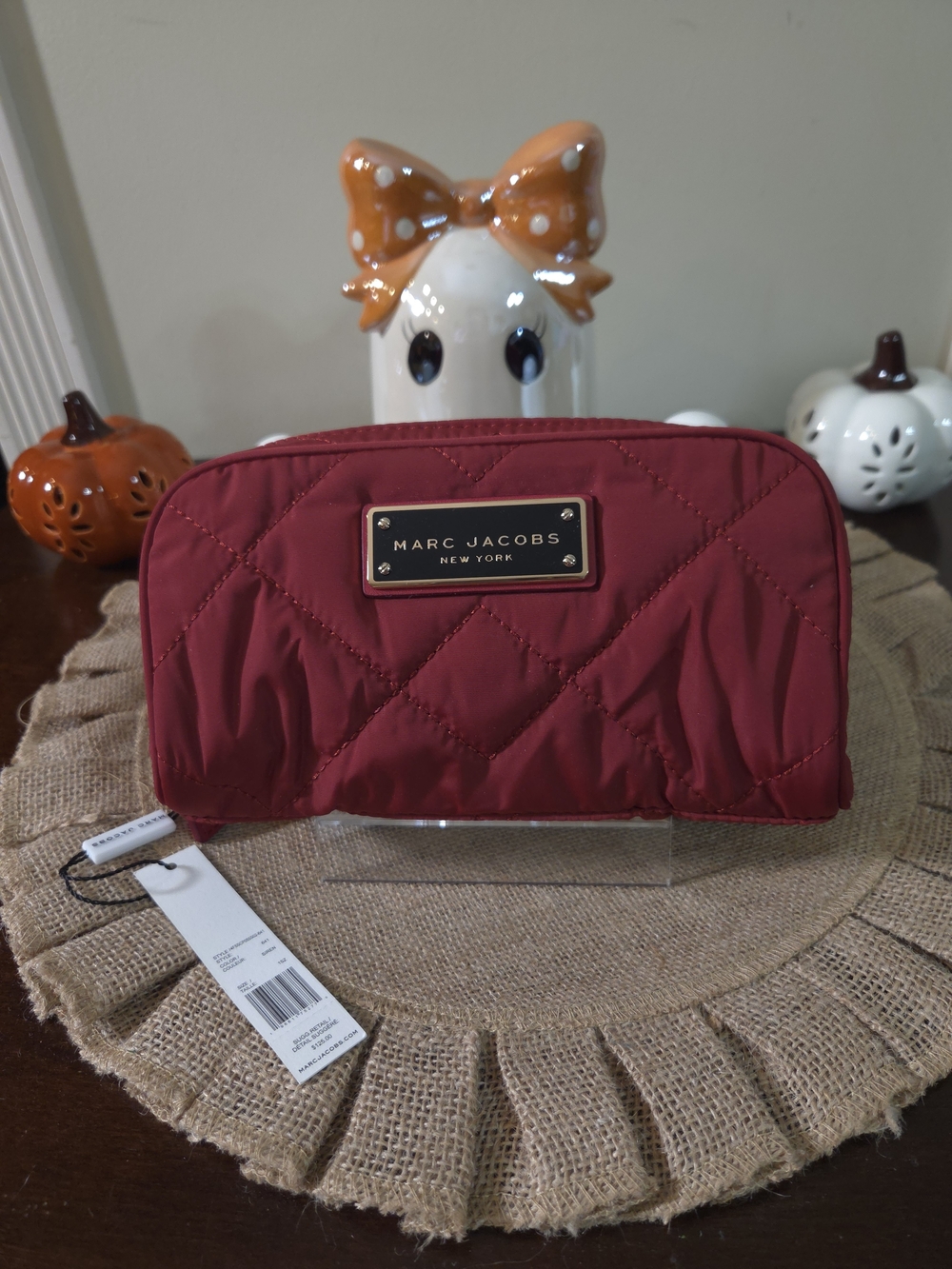 NWT Marc Jacobs Siren Quilted Cosmetic Case
